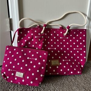 Tommy Hilfiger Tote Bag with Zipper Pouch
